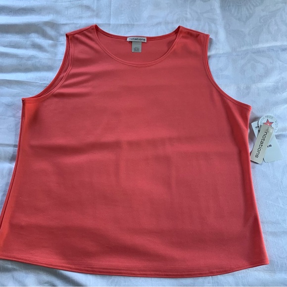 Notations coral tank top shell - Picture 1 of 6
